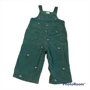 Janie & Jack Panda Corduroy Overalls